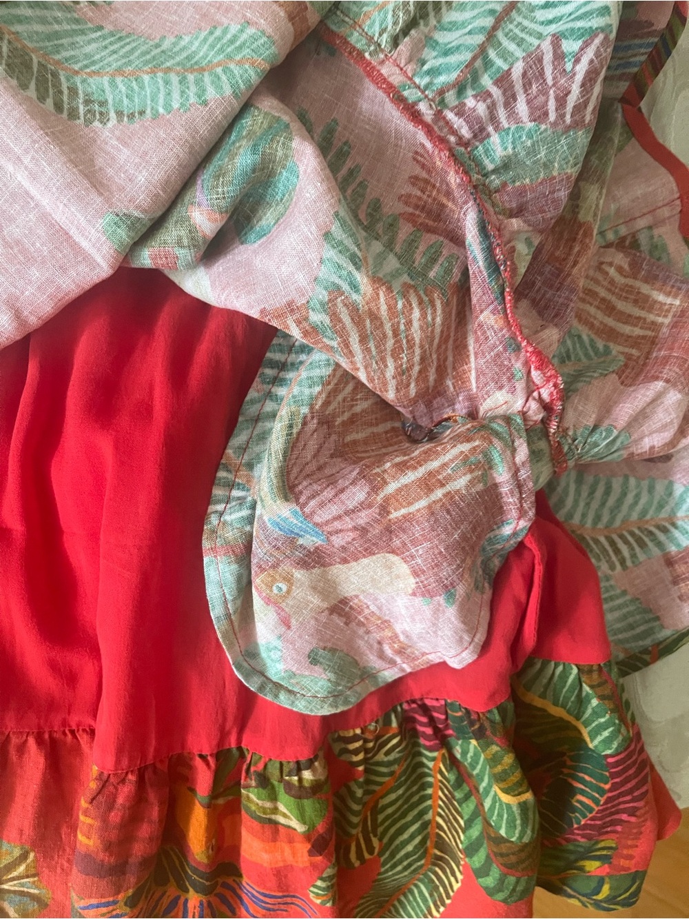 Farm Rio Forest Birds Mini Dress - Picture 6 of 10